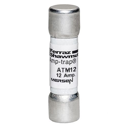 ATM12 - Fuse Amp-Trap® 600V 12A Fast-Acting Midget ATM Series